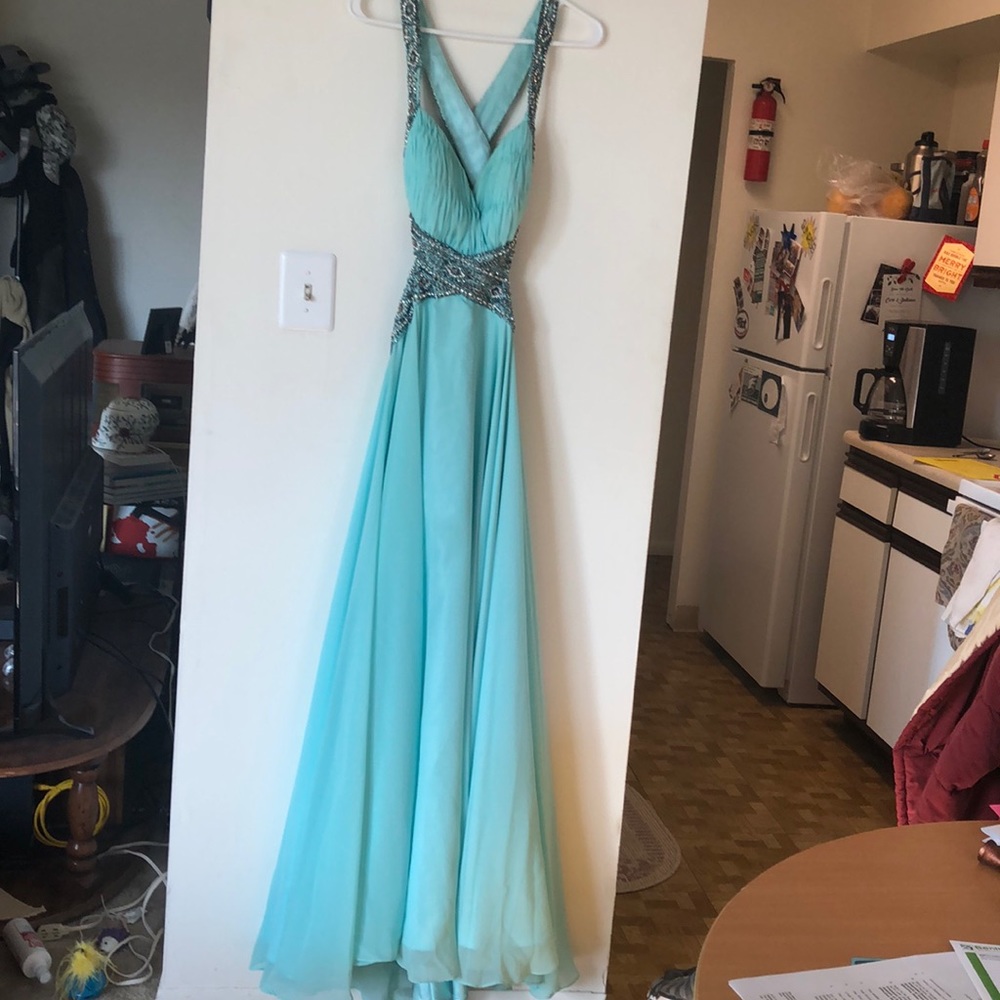 Beaded Prom Dress